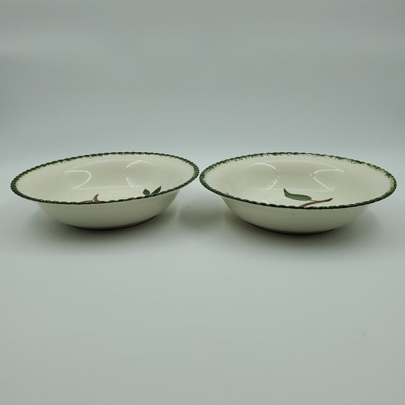 Blue Ridge Southern Potteries Quaker Apple Serving Bowls Vegetable Bowls - Picture 13 of 13